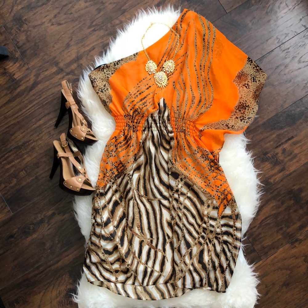 Bisou Bisou One Shoulder Dress - Picture 1 of 7